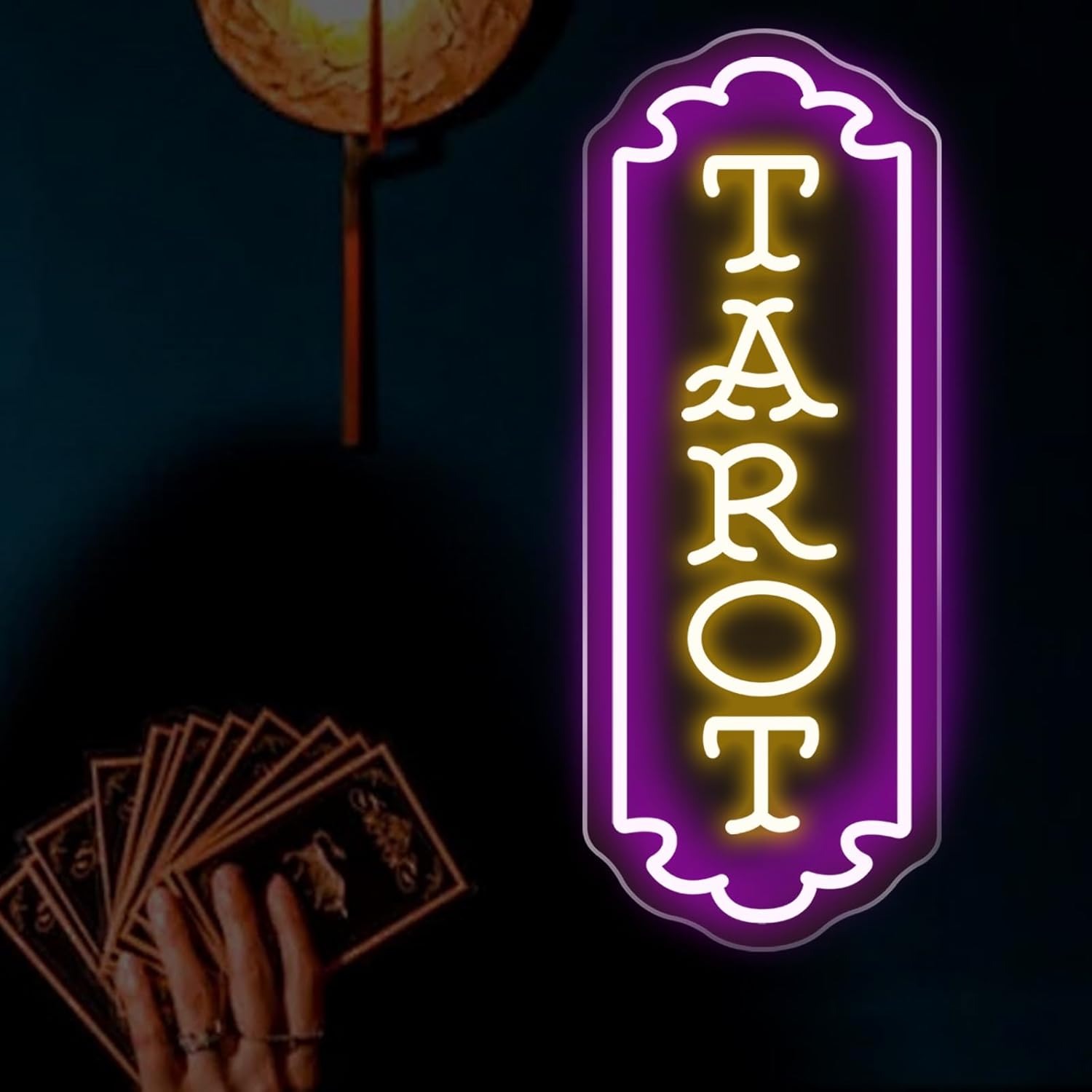 Lighting Decor For Room - Letrero Luminoso de Tarot con Alimentación