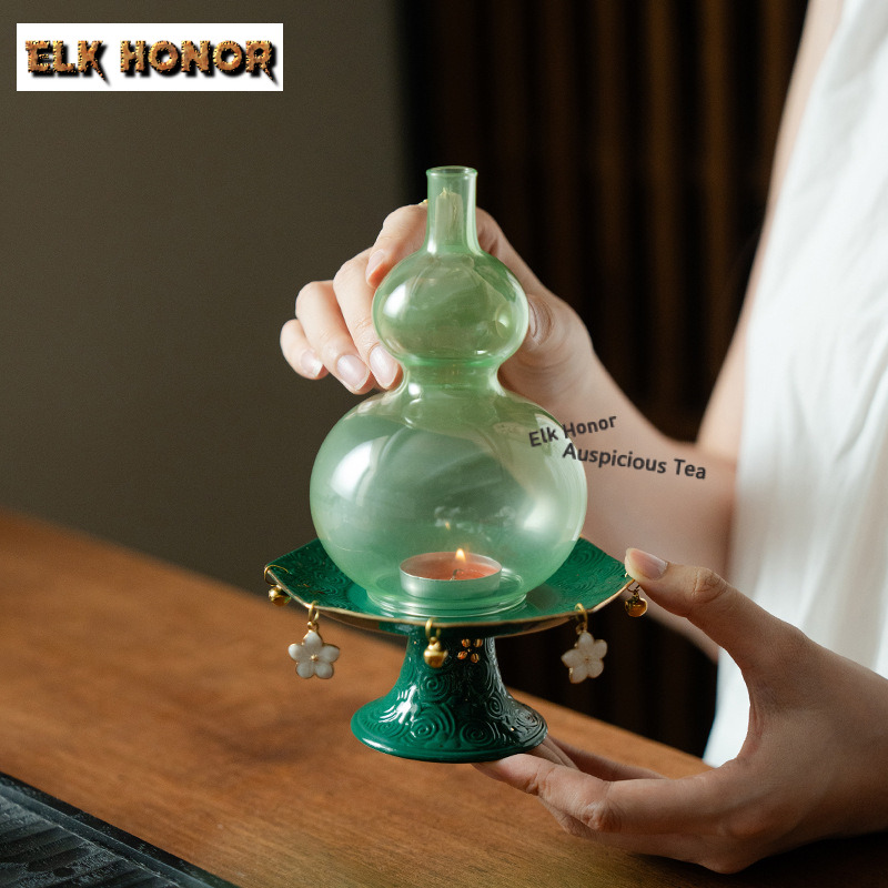 Lighting Home Decor Items - Portavelas de calabaza de loto con
