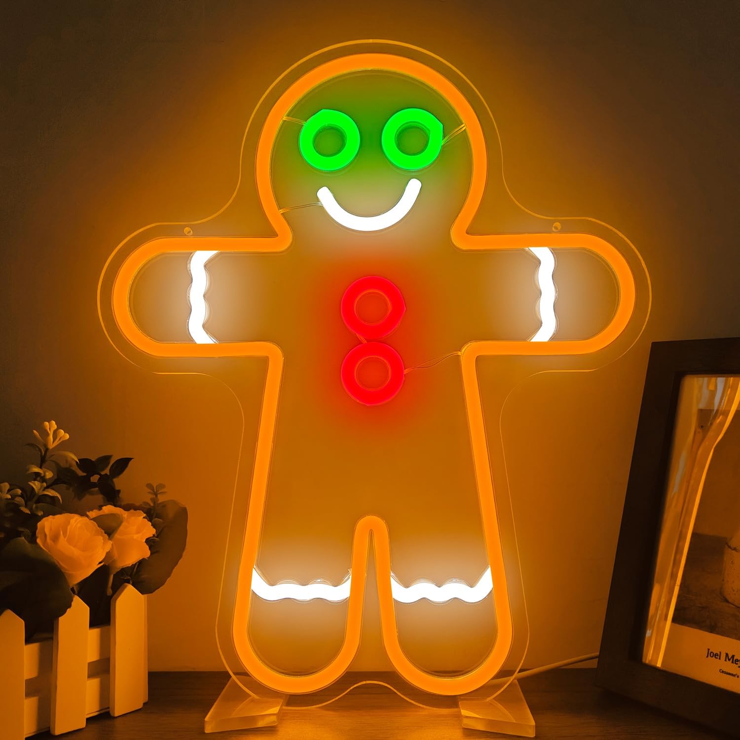 Lighting Decorative - Letrero de neón de galleta para