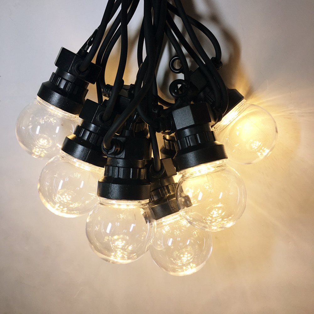 Outdoor Lighting Wedding Decor - Guirnalda de luces LED transparente con