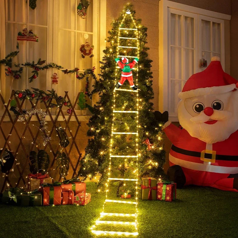 Lighting Tree Decor - Luces LED de Navidad, Cadena de
