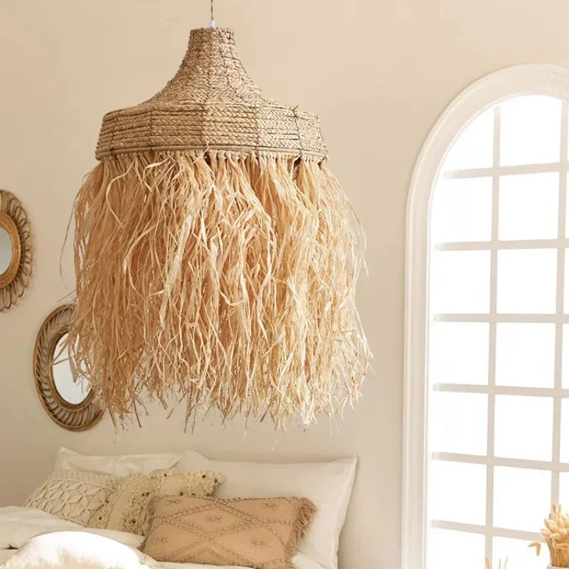 Decor Lighting Australia - Lámpara Colgante de Mimbre Tejida a