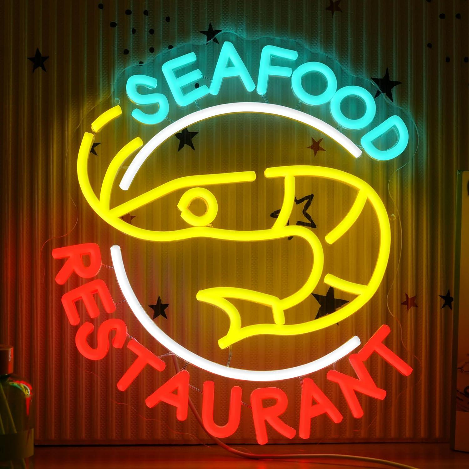 Led Lighting Wall Decor - Letrero de Neón para Restaurante de