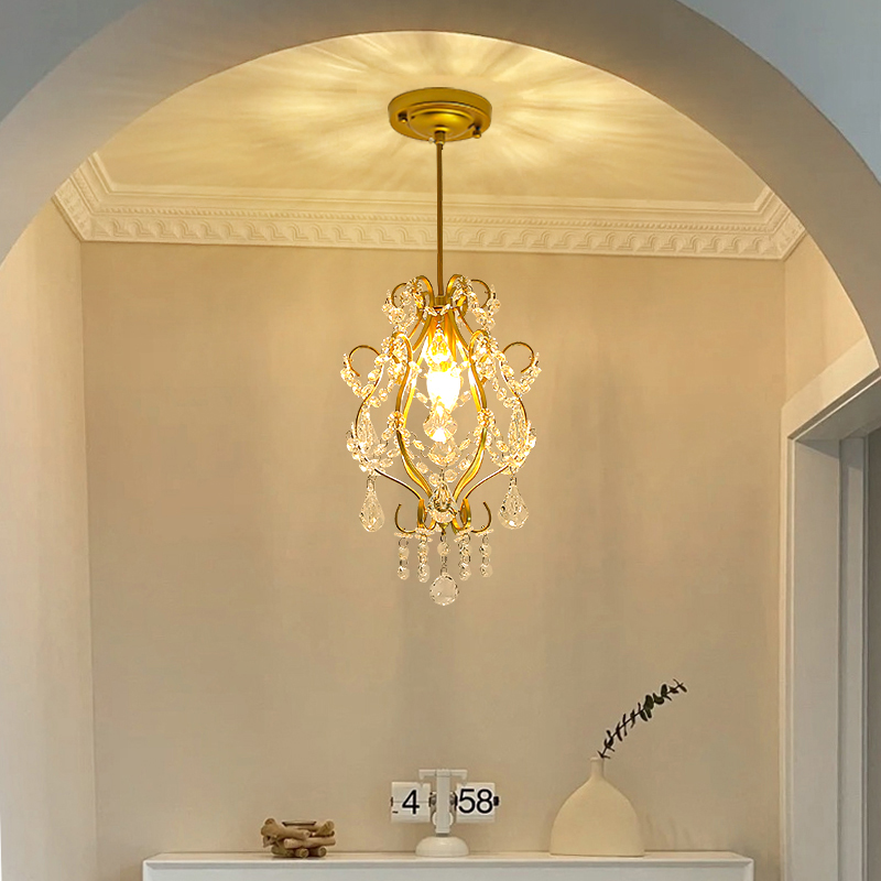 Lighting Home Decor Items - Candelabro pequeño de cristal americano, luz