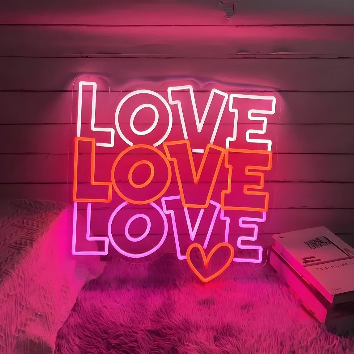Led Lighting Wall Decor - Letrero de neón con forma de