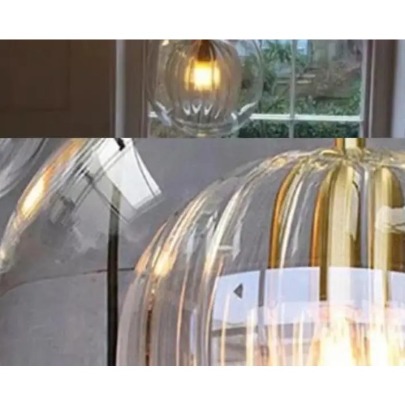 Decor Lighting Fixtures - Lámpara colgante de cristal nórdica, lámpara