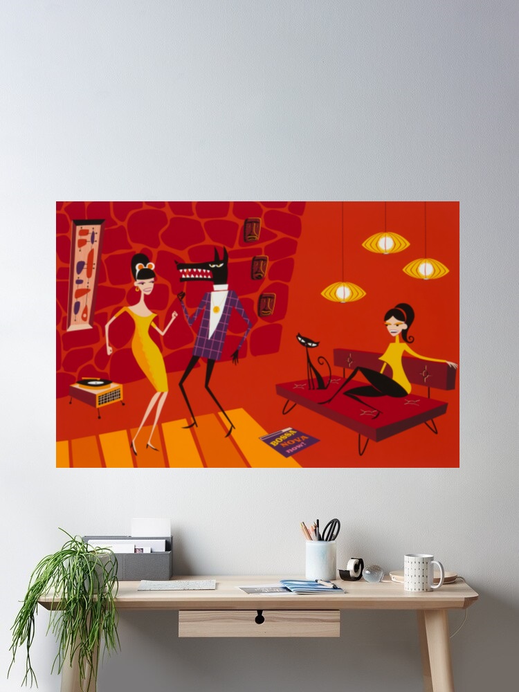 Nova Decor & Lighting Julestjerne - Póster en lienzo con foto de
