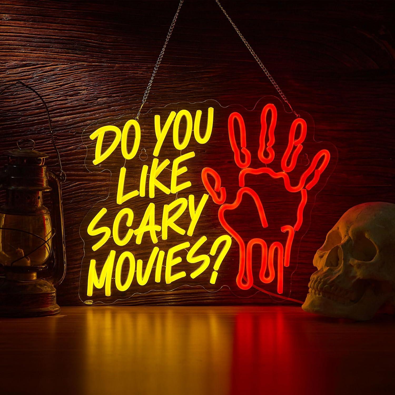 Led Lighting Wall Decor - ¿Te Gustan las Películas de Terror?
