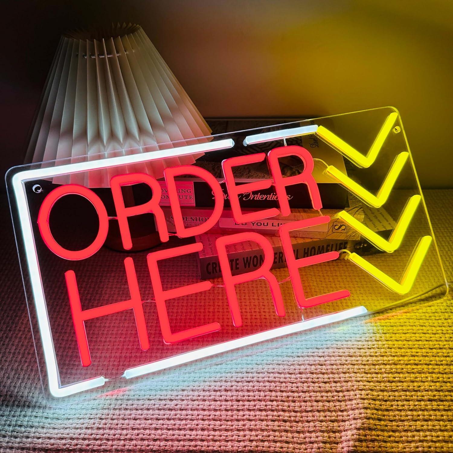 Led Lighting Wall Decor - Letrero Luminoso LED USB Regulable para
