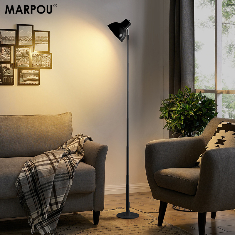 Floor Lamp Tripod - MARPOU Lámpara de pie ajustable con
