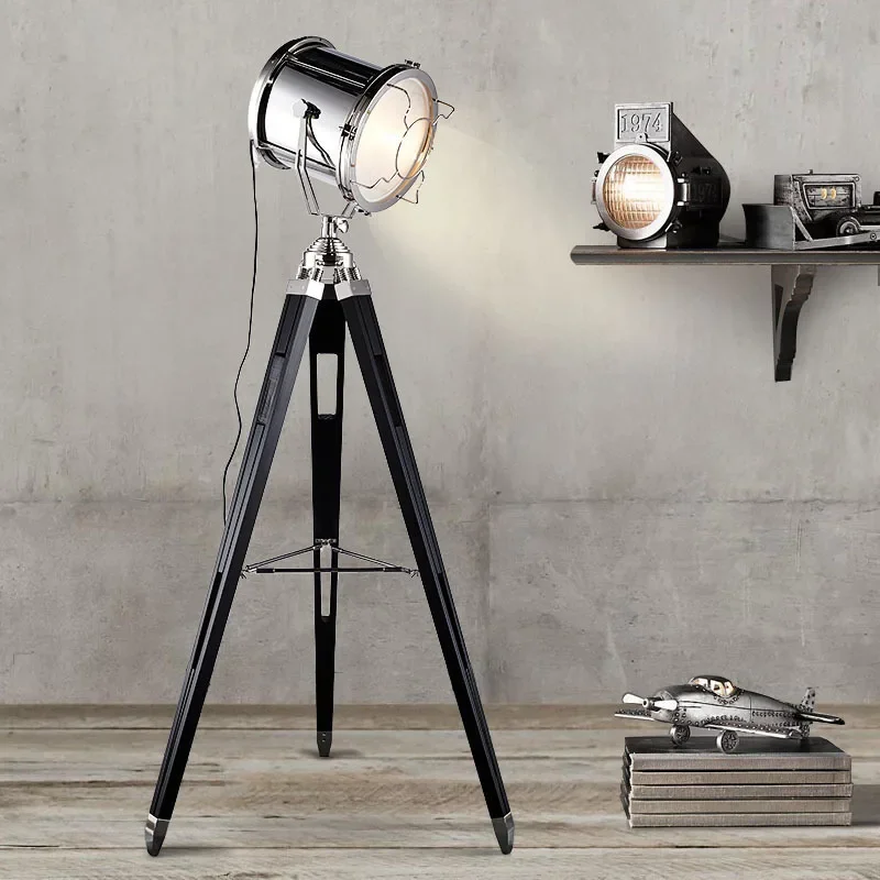 Lámpara de pie de acero inoxid - Floor Lamp Tripod reseña y precio