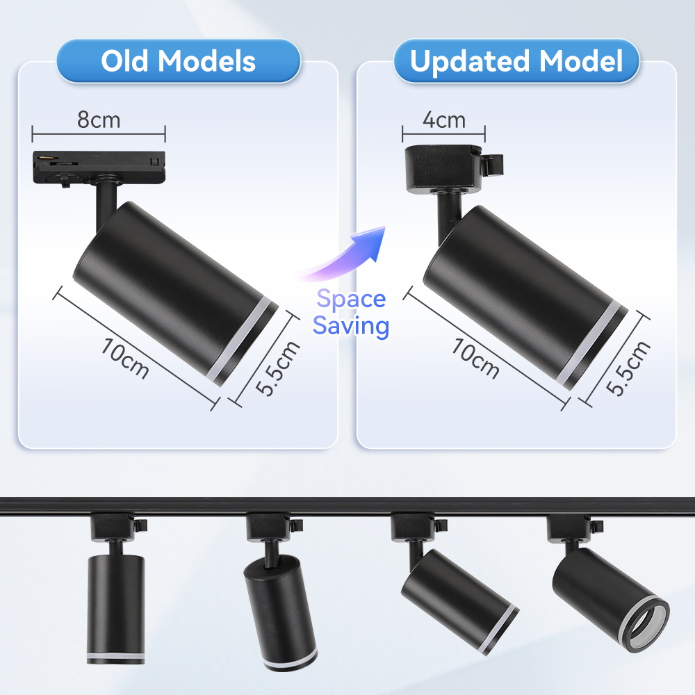 Luz de riel GU10, foco GU10, i - Decor Lighting Fixtures reseña y precio