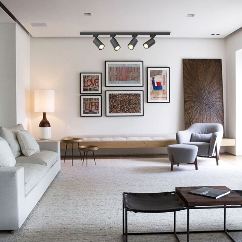 Luz de riel GU10, foco GU10, i - Decor Lighting Fixtures reseña y precio