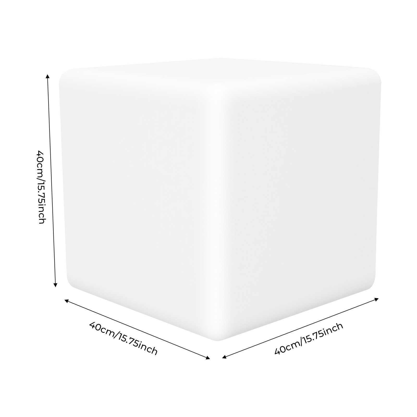 Taburete LED Cuadrado Inalámbr - Outdoor Lighting Wedding Decor reseña y precio