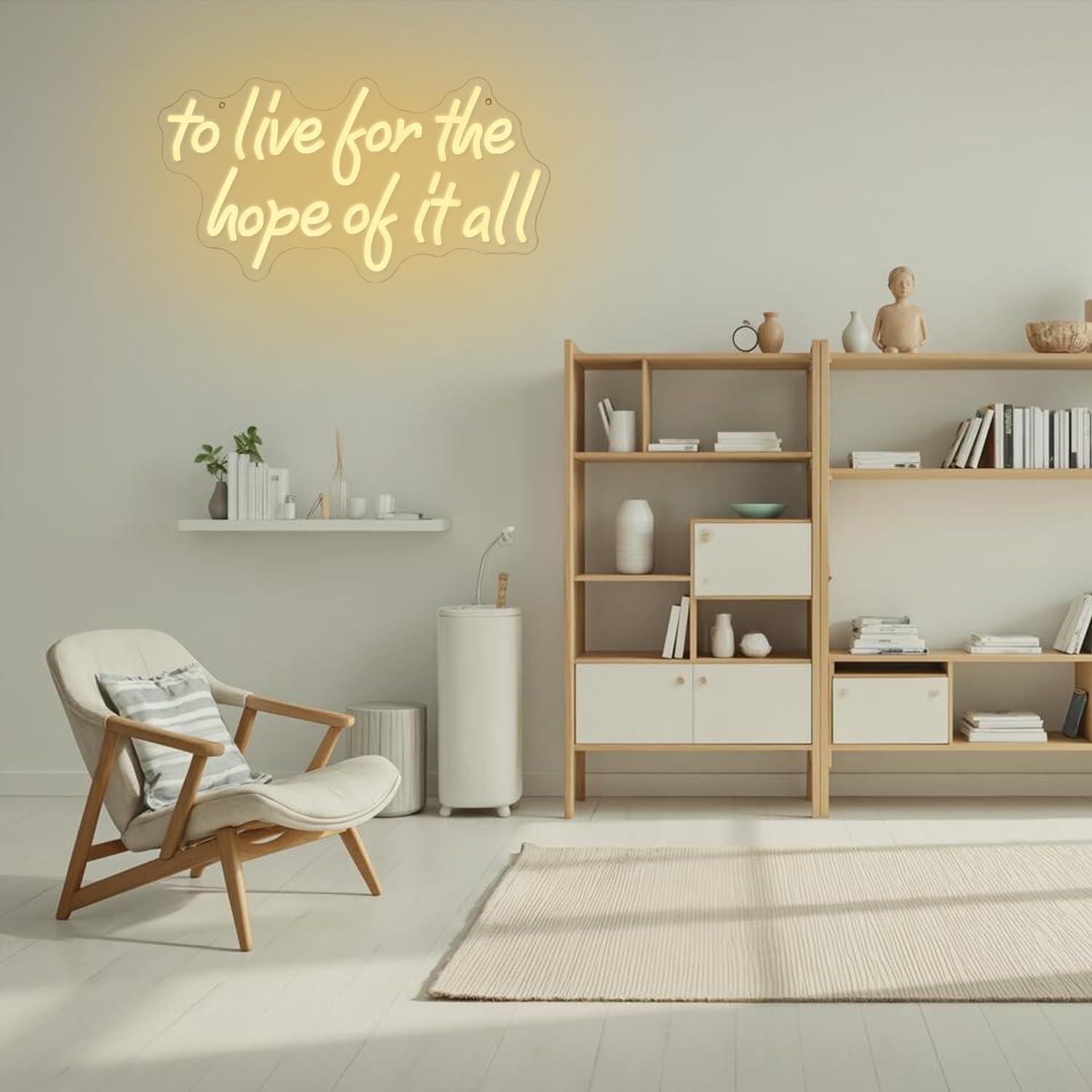 Letrero de neón con la frase « - Led Lighting Wall Decor reseña y precio