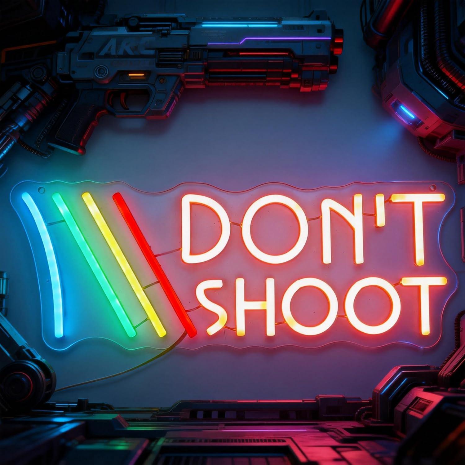 Letrero Luminoso LED 'Don't Sh - Led Lighting Wall Decor reseña y precio