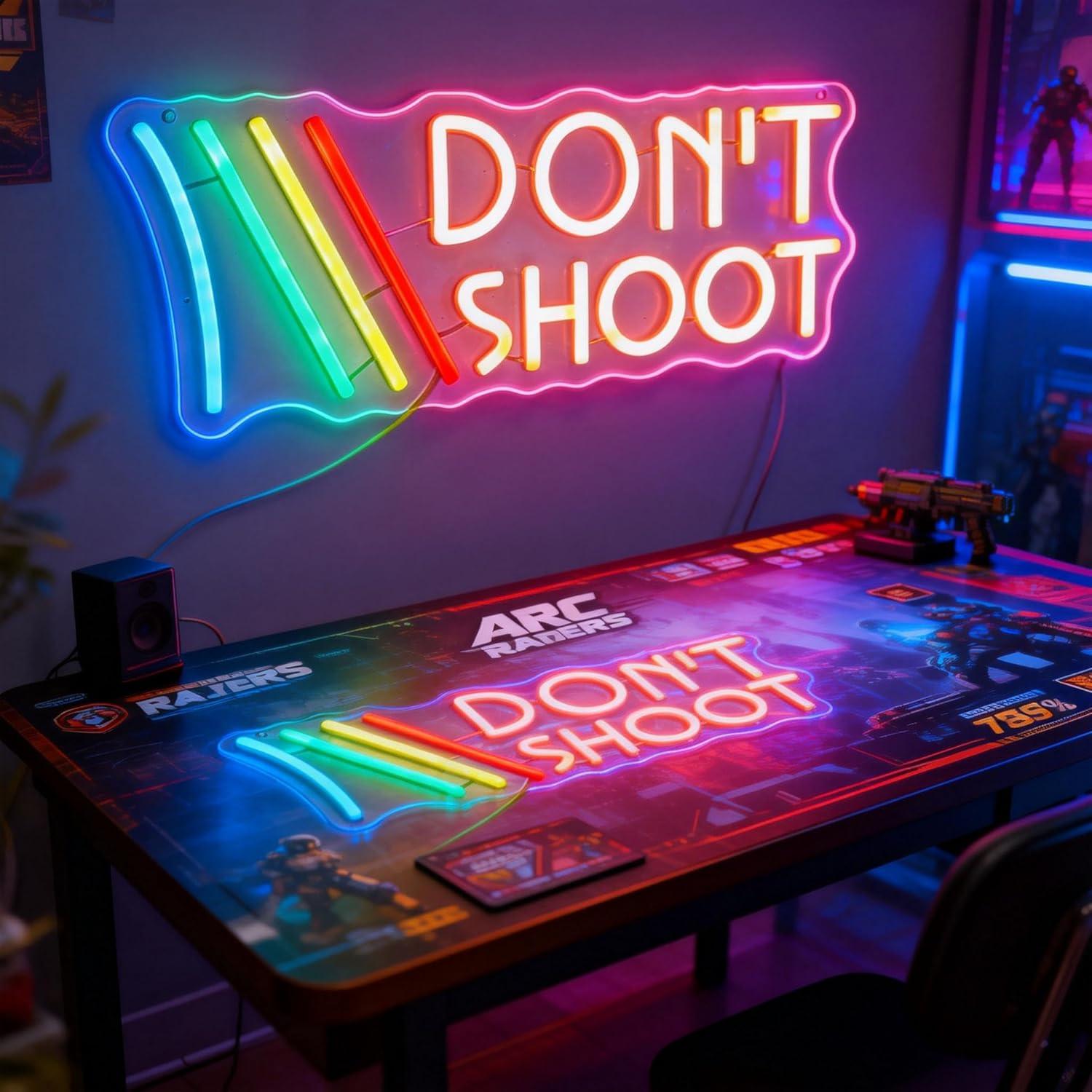 Letrero Luminoso LED 'Don't Sh - Led Lighting Wall Decor reseña y precio