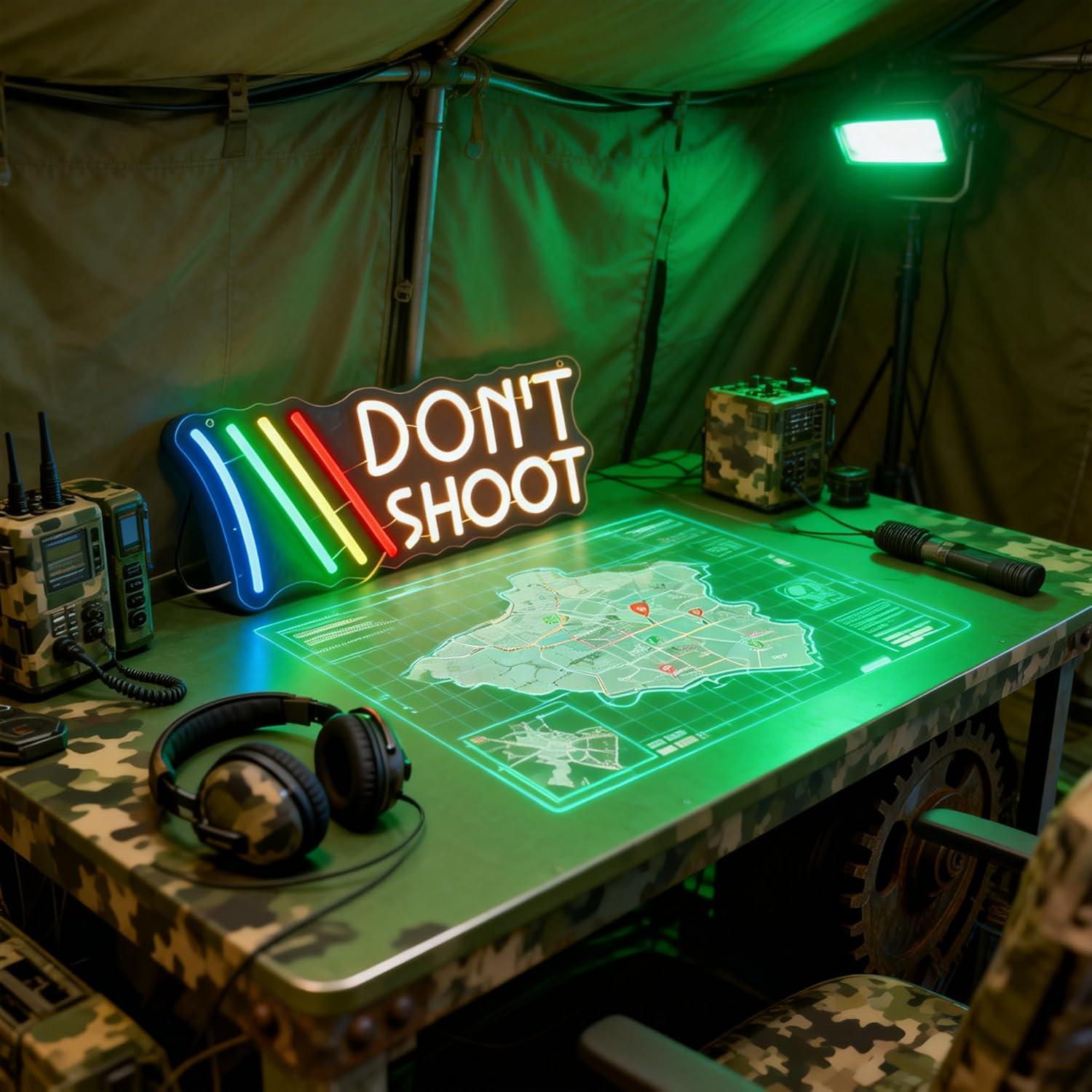 Letrero Luminoso LED 'Don't Sh - Led Lighting Wall Decor reseña y precio