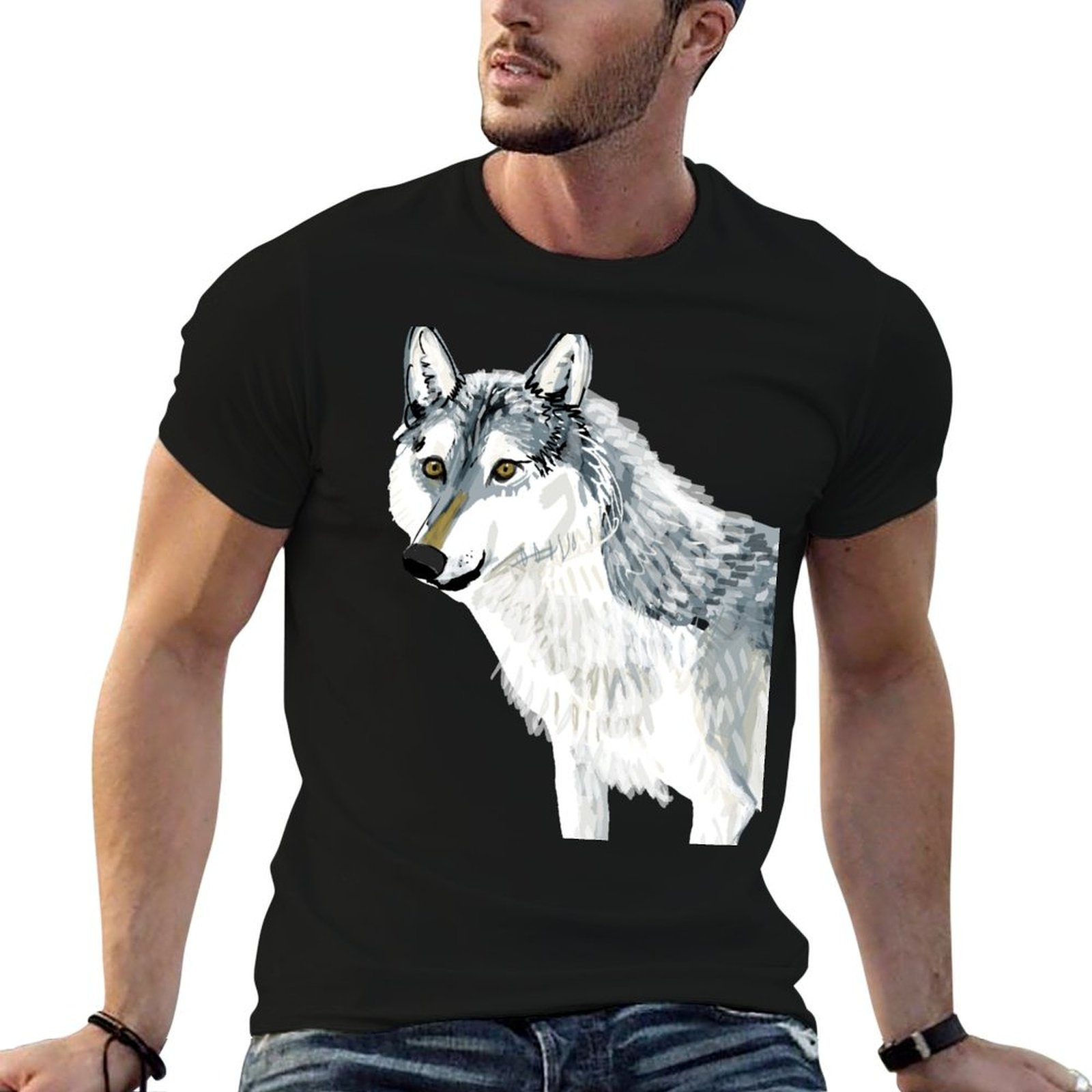 Camiseta Totem Alberta Wolf, c - Alberta Lighting & Decor Photos reseña y precio