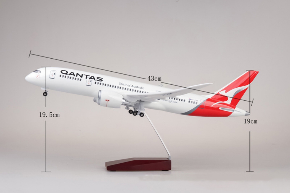 Avión B787 a escala 1/130, mod - Decor Lighting Australia reseña y precio