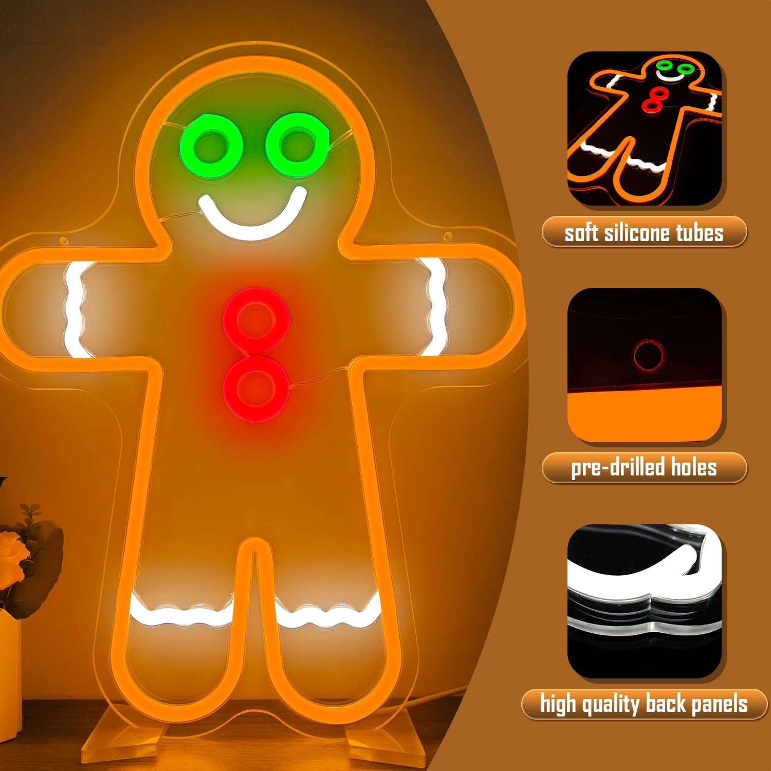 Letrero de neón de galleta par - Lighting Decorative reseña y precio