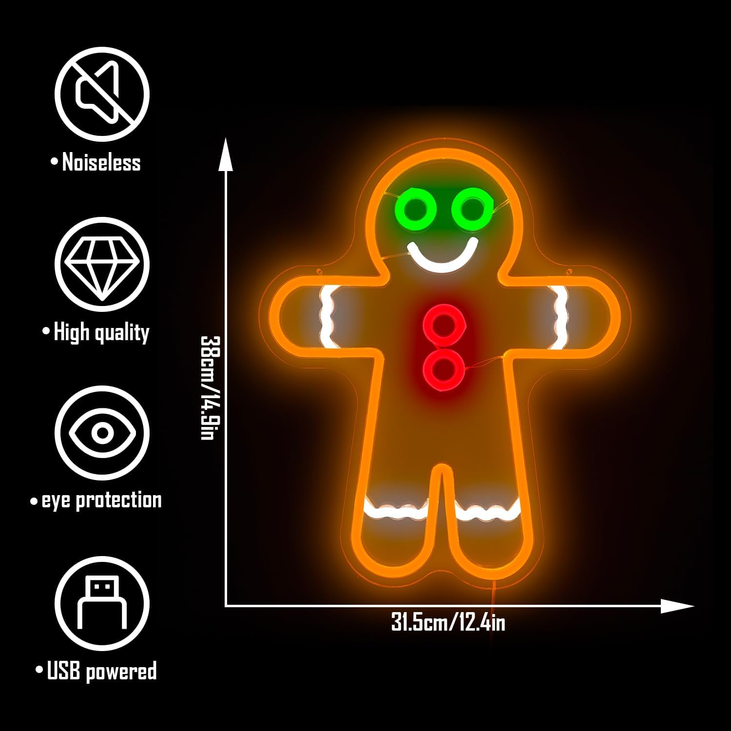 Letrero de neón de galleta par - Lighting Decorative reseña y precio