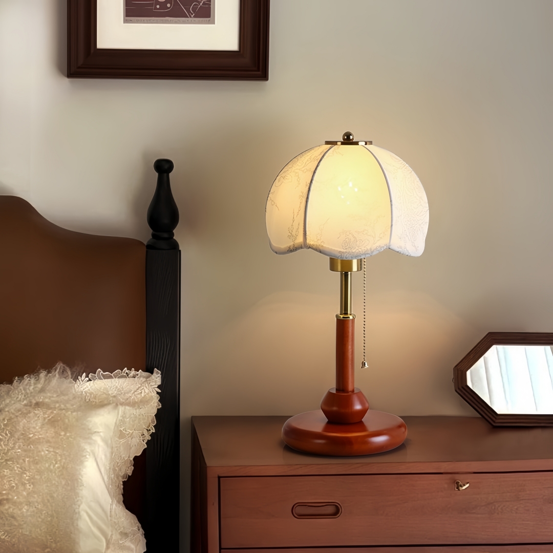 Lámpara de Mesa Vintage con Fo - Lighting Decor For Room reseña y precio