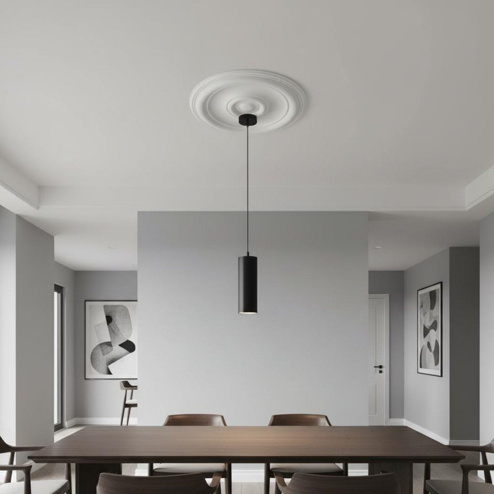 Medallón de Techo Redondo, Dis - Lighting Decorative reseña y precio