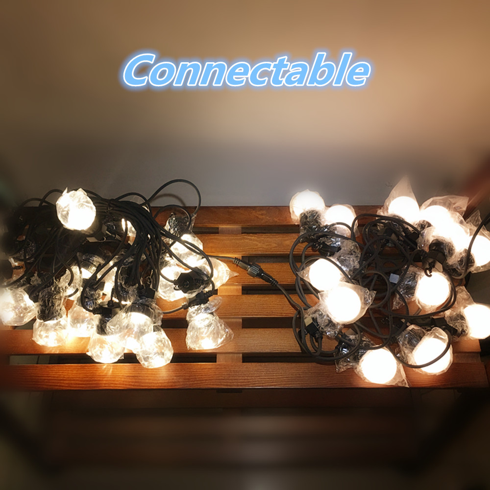 Guirnalda de luces LED transpa - Outdoor Lighting Wedding Decor reseña y precio
