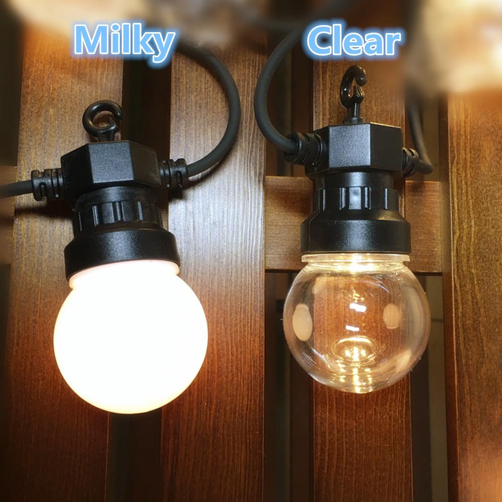 Guirnalda de luces LED transpa - Outdoor Lighting Wedding Decor reseña y precio