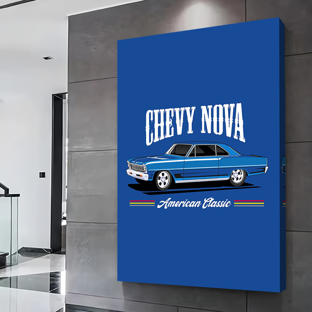 Póster impreso de coches clási - Nova Decor & Lighting Julestjerne reseña y precio