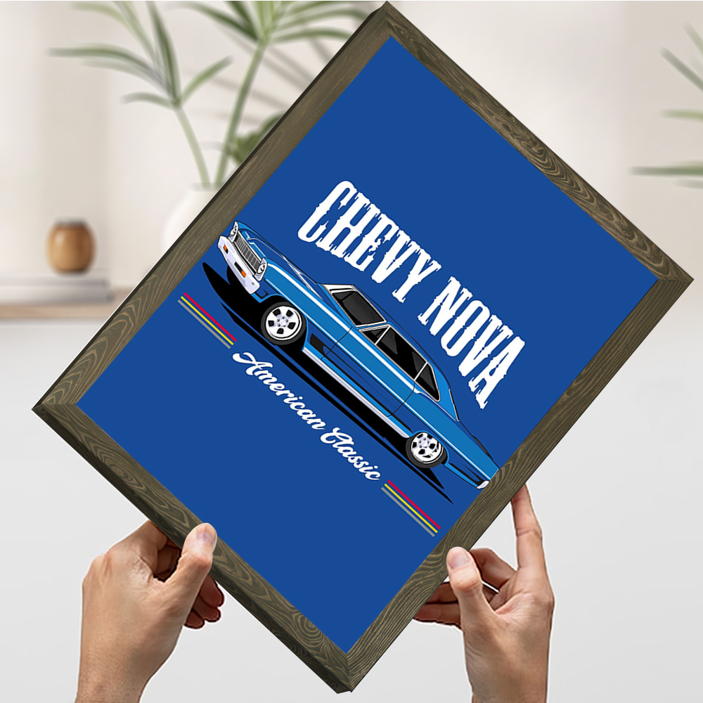Póster impreso de coches clási - Nova Decor & Lighting Julestjerne reseña y precio