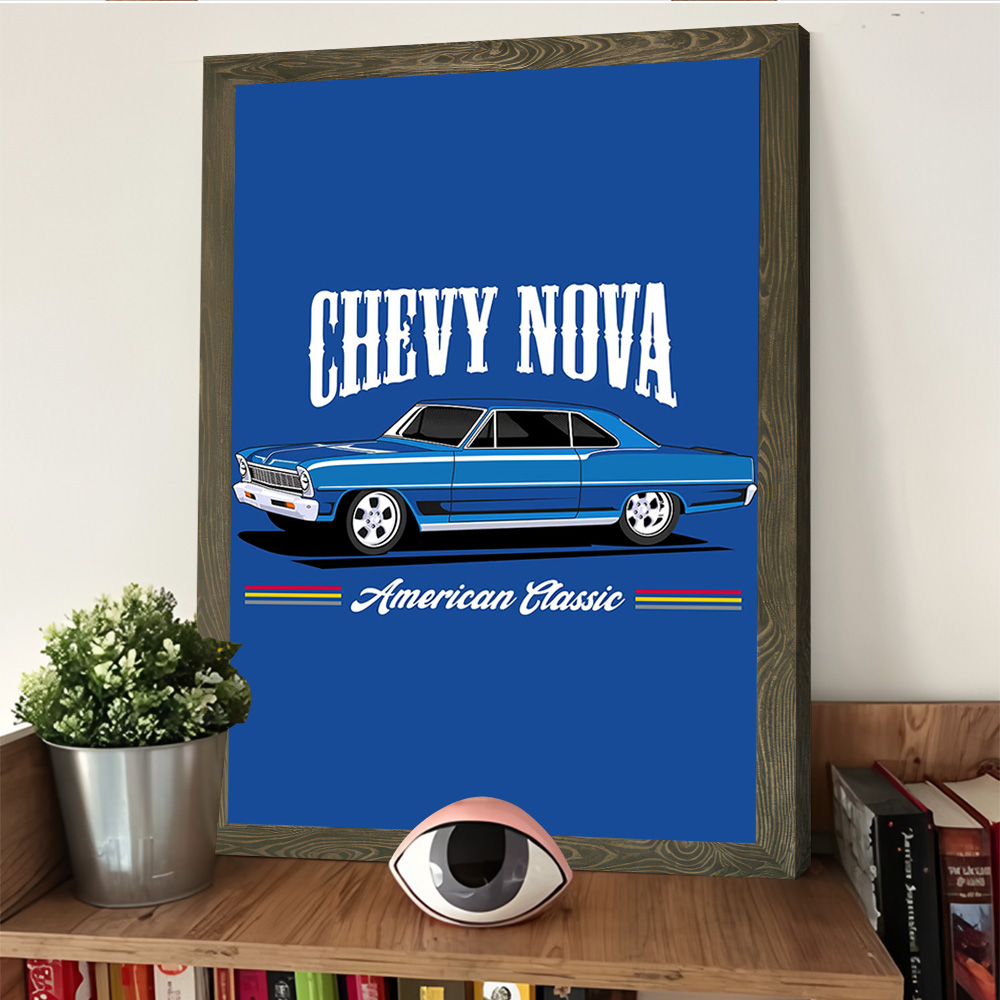 Póster impreso de coches clási - Nova Decor & Lighting Julestjerne reseña y precio