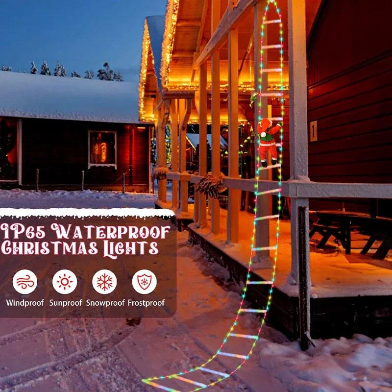 Luces LED de Navidad, Cadena d - Lighting Tree Decor reseña y precio