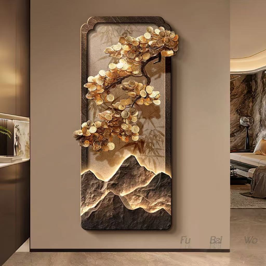 Nueva pintura de decoración de - Wall Decor Lighting Tree reseña y precio