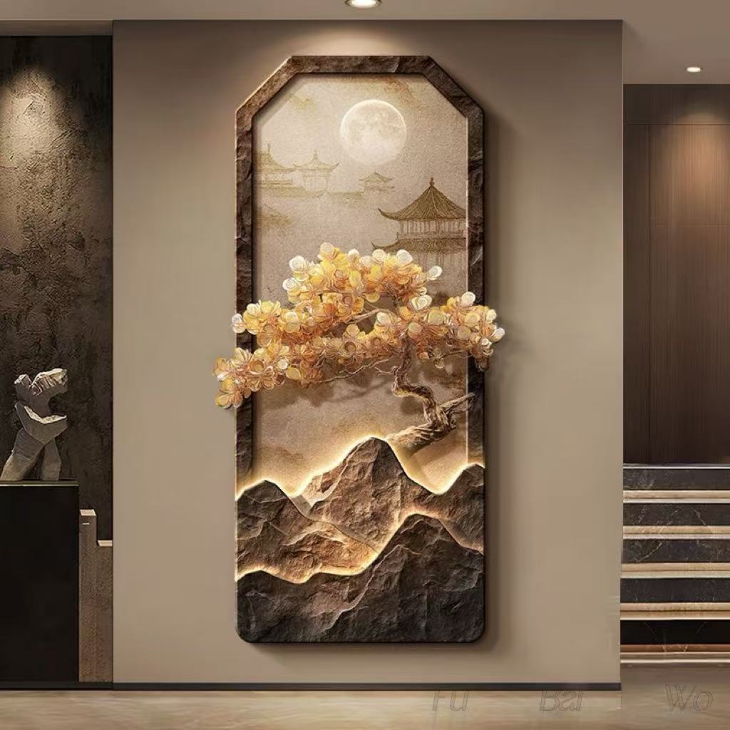Nueva pintura de decoración de - Wall Decor Lighting Tree reseña y precio