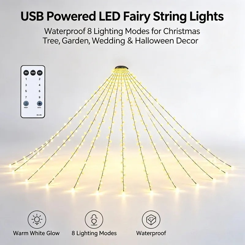Guirnalda de Luces LED USB Imp - Lighting Tree Decor reseña y precio