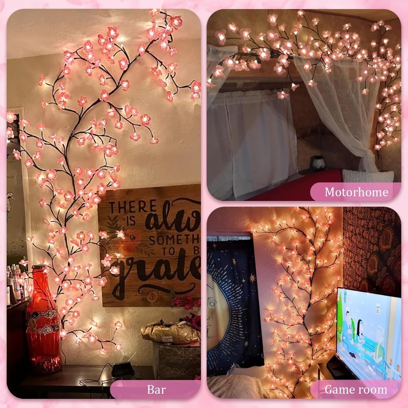 Luces LED de rama de árbol de  - Wall Decor Lighting Tree reseña y precio