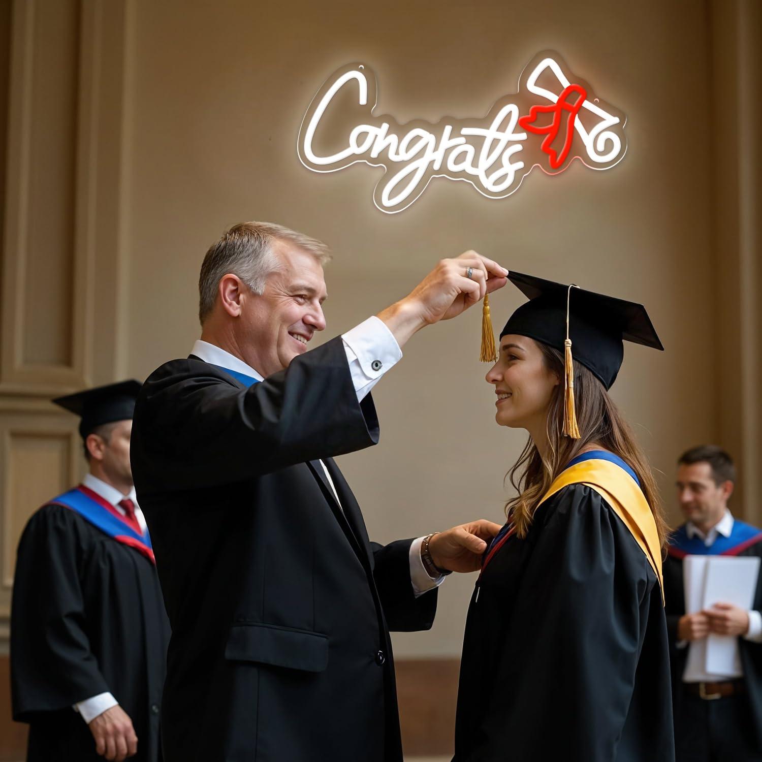Letrero de Neón de Graduación, - Led Lighting Wall Decor reseña y precio