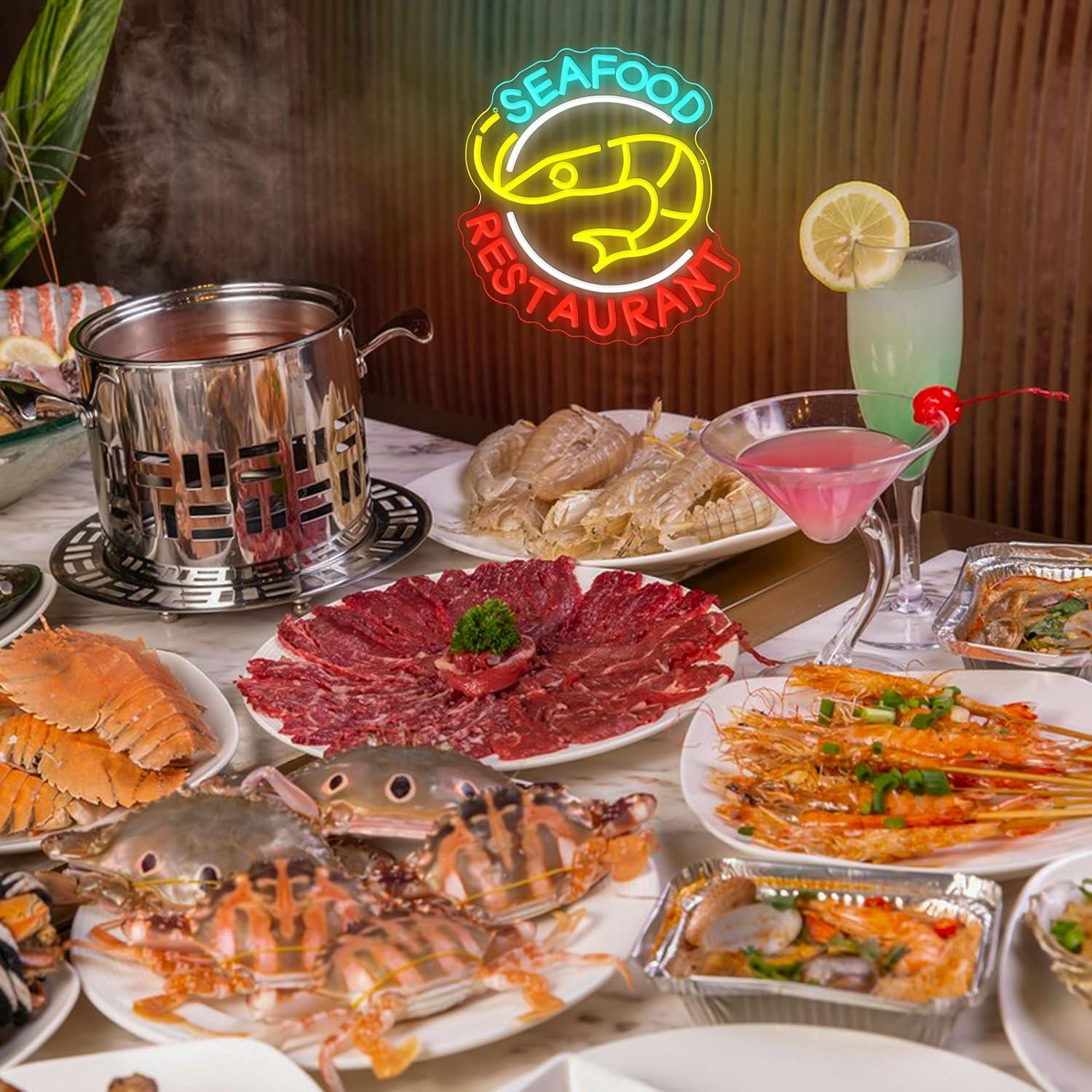Letrero de Neón para Restauran - Led Lighting Wall Decor reseña y precio
