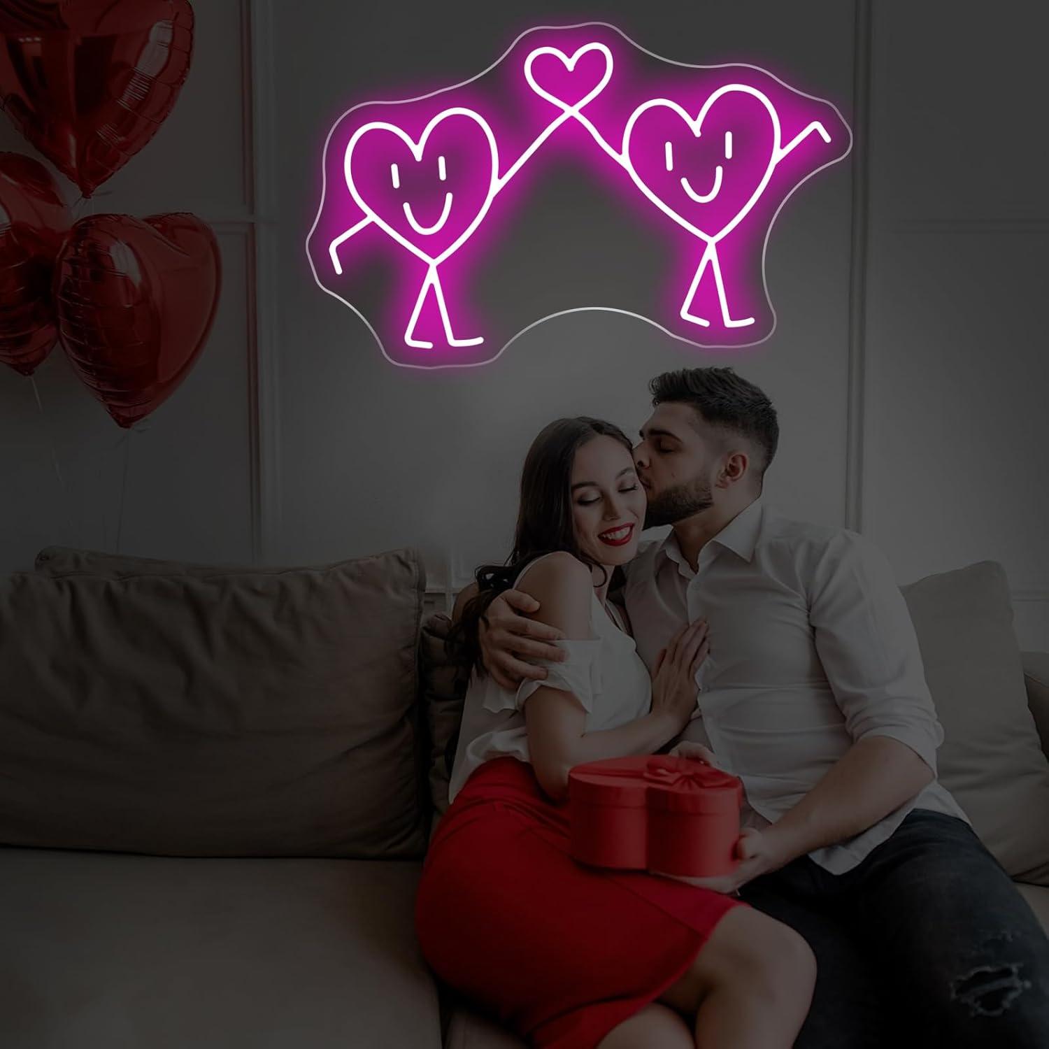 Letrero de neón con forma de c - Led Lighting Wall Decor reseña y precio