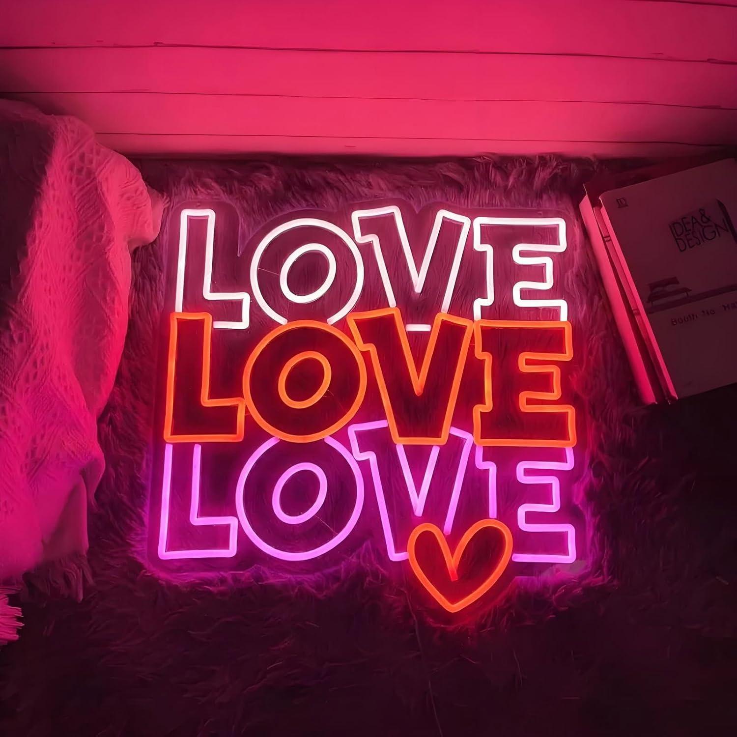 Letrero de neón con forma de c - Led Lighting Wall Decor reseña y precio