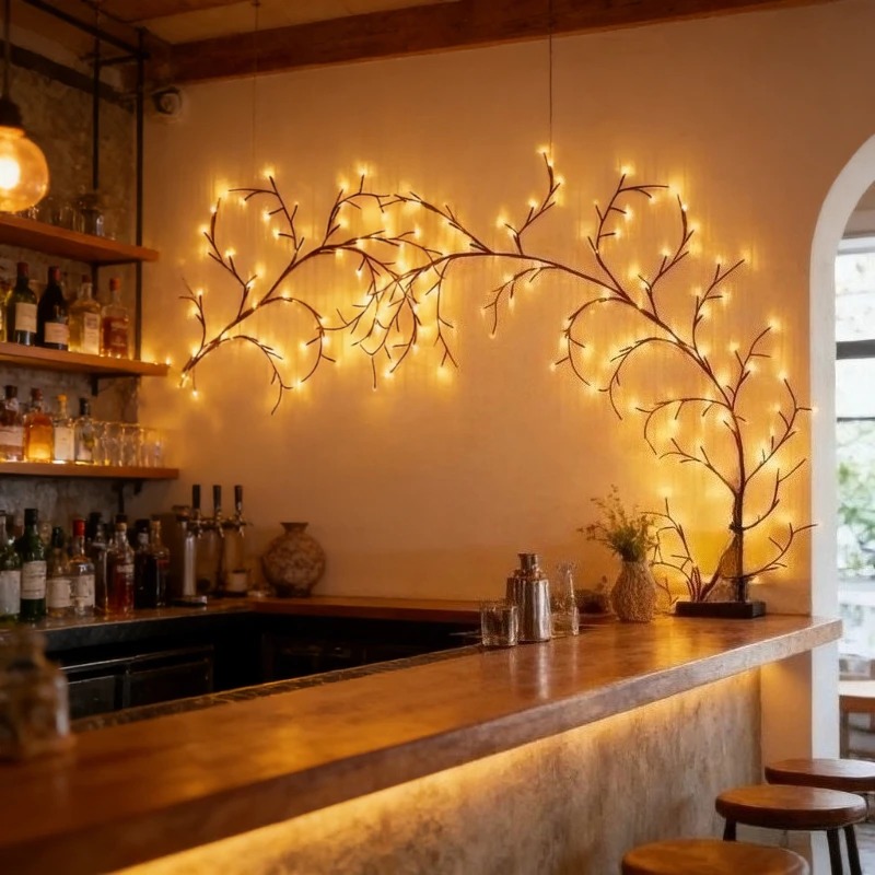 Luces LED Flexibles en Forma d - Wall Decor Lighting Tree reseña y precio