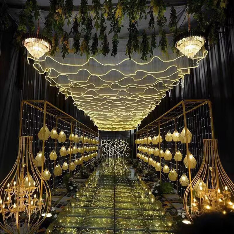 Decoración de Techo para Bodas - Outdoor Lighting Wedding Decor reseña y precio