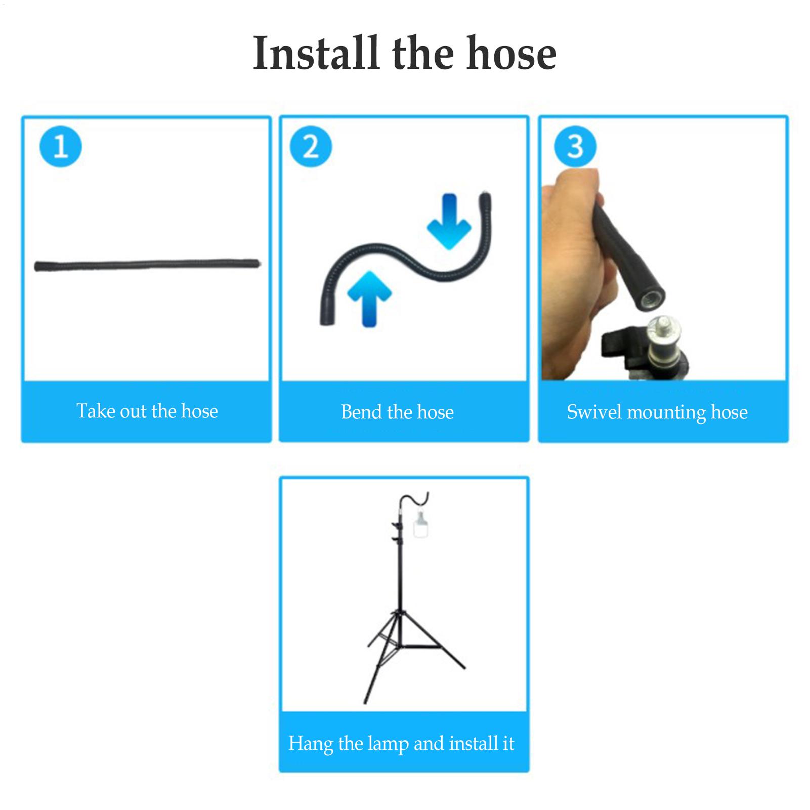 Soporte de luz para camping de - Floor Lamp Tripod reseña y precio