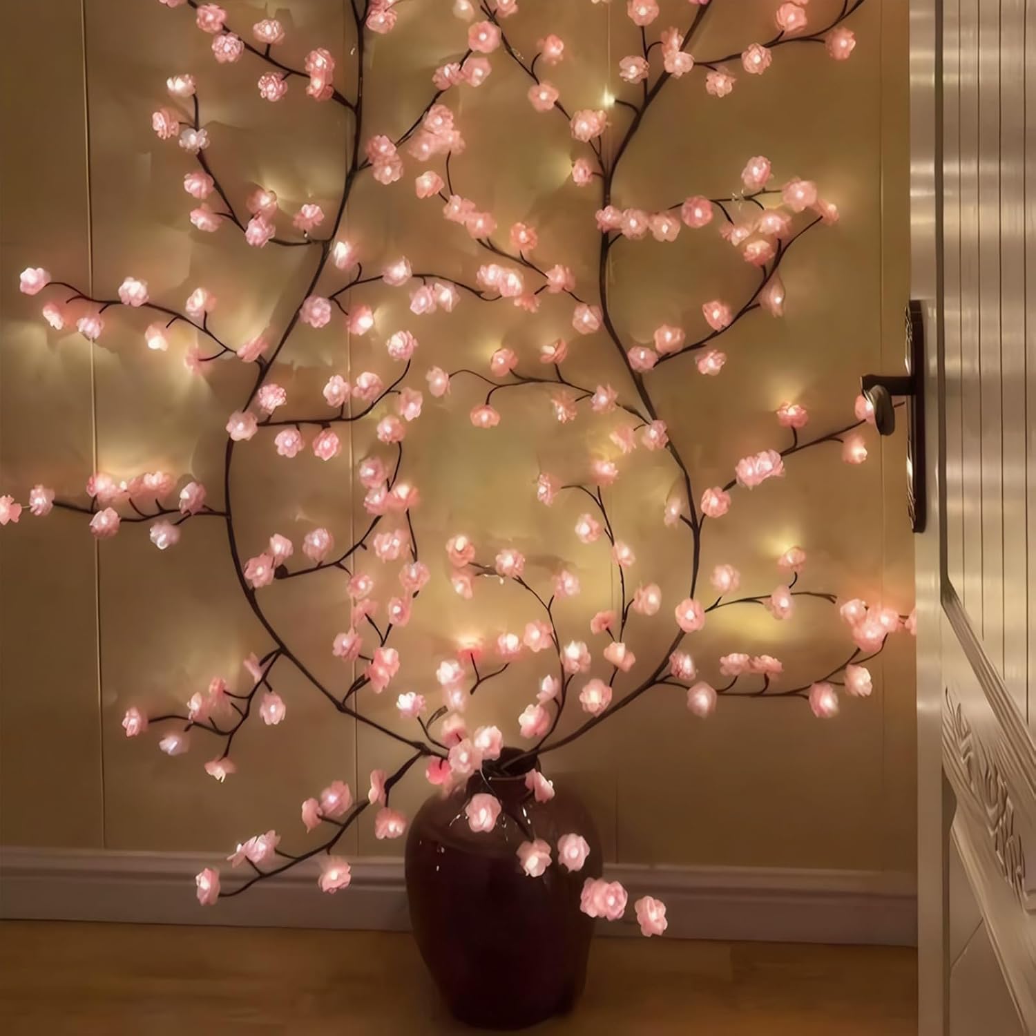 Flor de cerezo, sauce, vid, ra - Wall Decor Lighting Tree reseña y precio