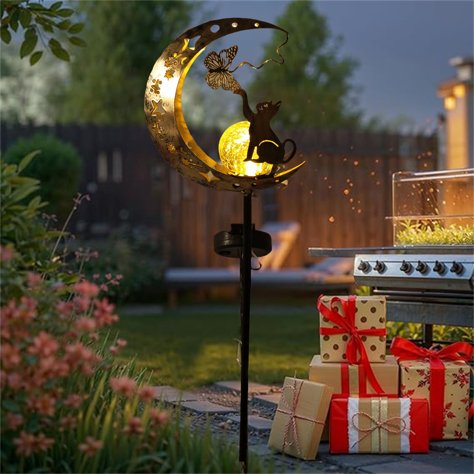 Luz Solar de gato y Luna, elem - Elements Lighting Decor reseña y precio
