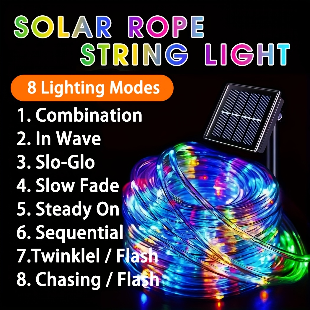 Guirnalda de Luces LED Solares - Outdoor Lighting Wedding Decor reseña y precio