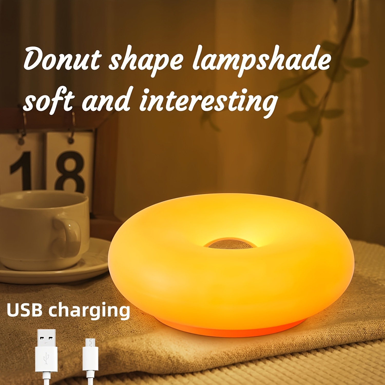 Lámpara Donut Retro-Moderna Pa - Lighting Decor For Room reseña y precio