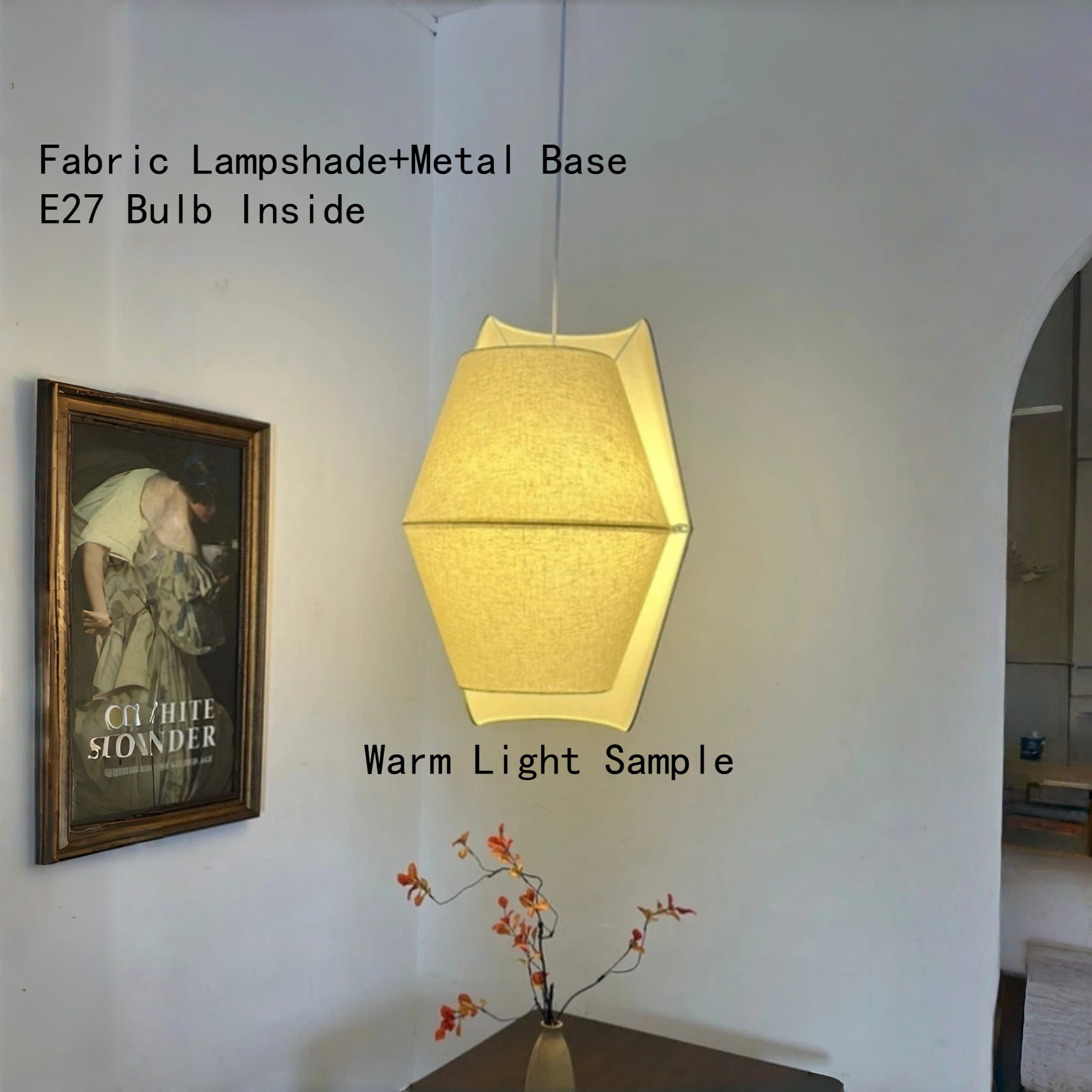 Lámpara Colgante Japonesa E27, - Lighting Home Decor Items reseña y precio